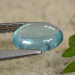 Apatite Gemstone in 8 x 6 mm (calibrated) Size for Sale, Apatite Stone in Light Blue Color
