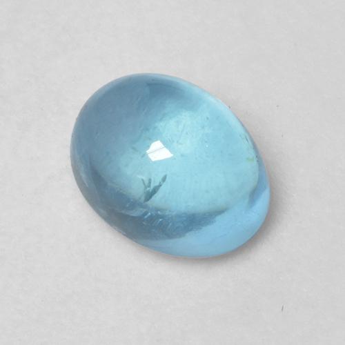 Небесно Голубой Апатиты Камень - 1.1ct Овал Кабошон (ID: 473279)