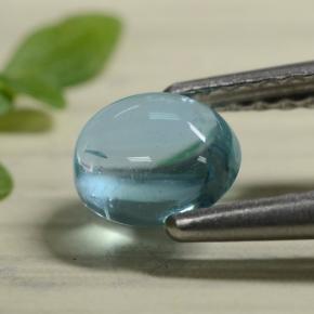 Apatite Gemstone in 5.5 x 4.7 mm Size for Sale, Apatite Stone in Baby Blue Color