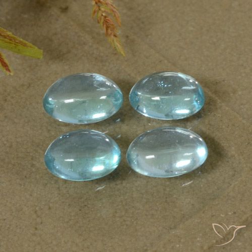 1.93 ct Blue Apatite, 5.6 x 4.2 mm Oval Cut From Madagascar, Photo A