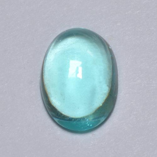 Sea Foam Green Апатиты Камень - 0.9ct Овал Кабошон (ID: 473655)