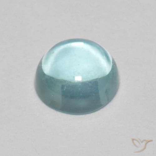 Apatite Gemstone in 5.3 mm Size for Sale, Apatite Stone in Light Blue-Green Color