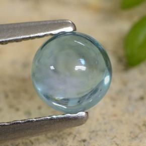 0.7ct Round Cabochon Blue Apatite for sale thumb image of 0.7ct Round Cabochon Blue Apatite (ID: 473657)