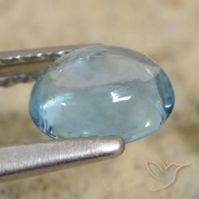 Apatite Gemstone in 6 x 5 mm Size for Sale, Apatite Stone in Light Teal Color