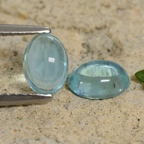 1.70ctw Natural Teal Tone Apatite, Oval, Transparent