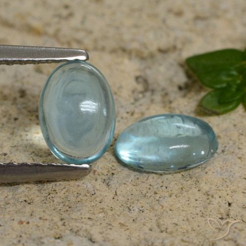 1.44 ct Blue Green Apatite, 6.9 x 5 mm Oval Cut From Madagascar, Photo A