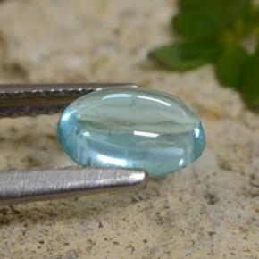 Apatite Gemstone in 6.9 x 4.8 mm Size for Sale, Apatite Stone in Light Teal Color