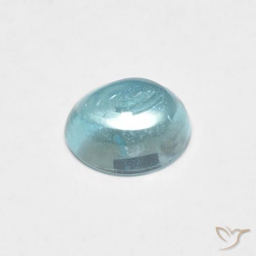 Apatite Gemstone in 5.8 x 4.7 mm Size for Sale, Apatite Stone in Light Blue-Green Color