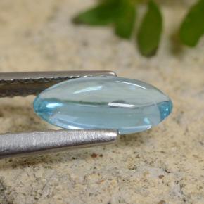 Apatite Gemstone in 8.8 x 4.1 mm Size for Sale, Apatite Stone in Light Blue Green Color