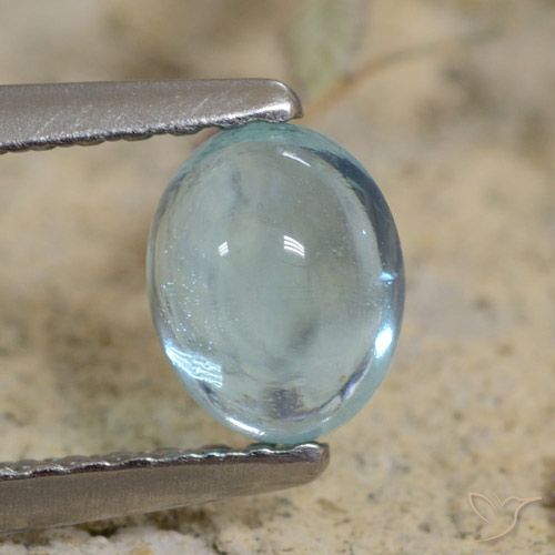 0.71ct Natural Light Teal Apatite, Oval, Transparent