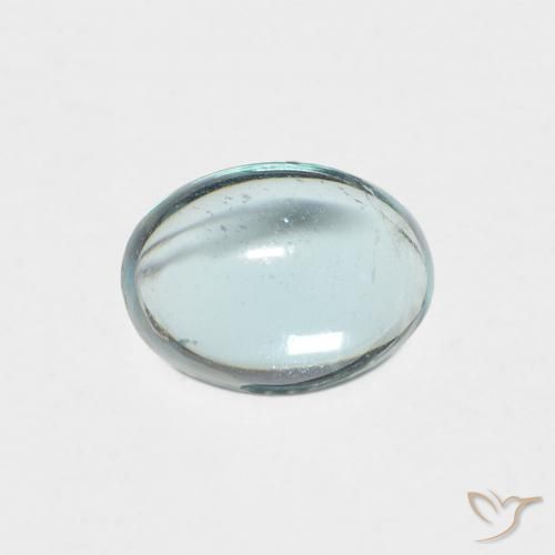 0.87 ct Blue Green Apatite, 6.7 x 4.9 mm Oval Cut From Madagascar, Photo A