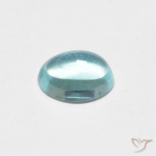 Apatite Gemstone in 6.7 x 4.9 mm Size for Sale, Apatite Stone in Light Blue-Green Color
