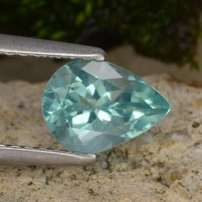 1.2ct Pear Facet Green Blue Apatite Gem for sale 1.2ct Pear Facet Green Blue Apatite Gem (ID: 475508)