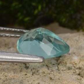 Apatite Gemstone in 8 x 6 mm (calibrated) Size for Sale, Apatite Stone in Intense Blue Green Color