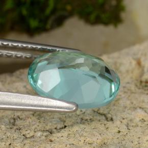 Apatite Gemstone in 8 x 6 mm (calibrated) Size for Sale, Apatite Stone in Light Blue Green Color