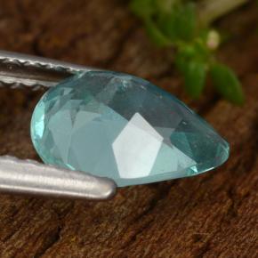 Apatite Gemstone in 8 x 6 mm (calibrated) Size for Sale, Apatite Stone in Bright Teal Color