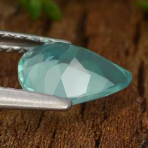 Apatite Gemstone in 8 x 6 mm (calibrated) Size for Sale, Apatite Stone in Electric Blue Green Color