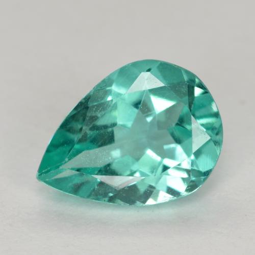 1.1ct Pear Facet Green Blue Apatite Gem for sale 1.1ct Pear Facet Green Blue Apatite Gem (ID: 475651)