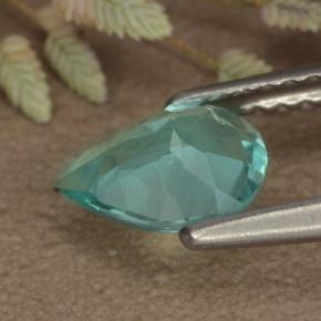 Apatite Gemstone in 7.5 x 5.5 mm Size for Sale, Apatite Stone in Blue Green Color