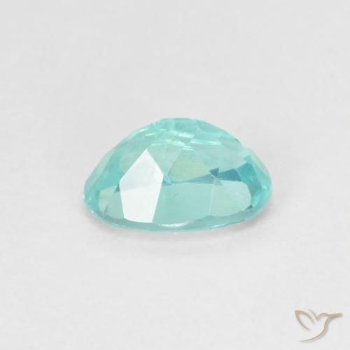 Apatite Gemstone in 6.7 x 4.8 mm Size for Sale, Apatite Stone in Light Teal Color