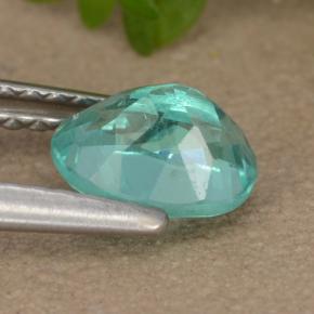 Apatite Gemstone in 6.8 x 4.9 mm Size for Sale, Apatite Stone in Green Blue Color
