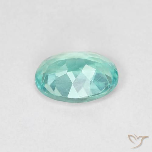 Apatite Gemstone in 7 x 5 mm (calibrated) Size for Sale, Apatite Stone in Light Teal Color