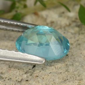Apatite Gemstone in 7 x 5 mm (calibrated) Size for Sale, Apatite Stone in Aqua Blue Color