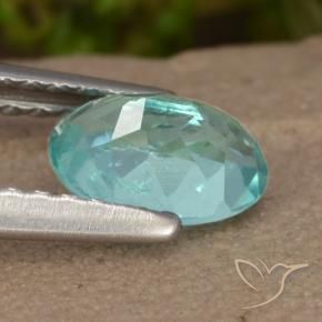 Apatite Gemstone in 6.7 x 4.4 mm Size for Sale, Apatite Stone in Blue Green Color