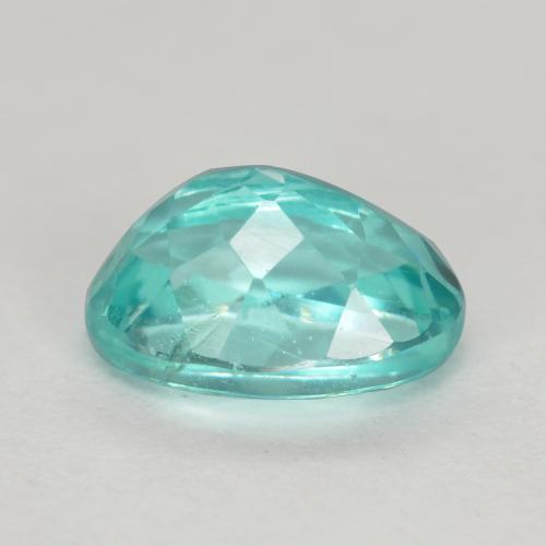 Apatite Gemstone in 7 x 5 mm (calibrated) Size for Sale, Apatite Stone in Medium Bluish Green Color