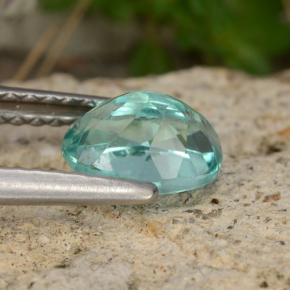 Apatite Gemstone in 7 x 5 mm (calibrated) Size for Sale, Apatite Stone in Bluish Green Color