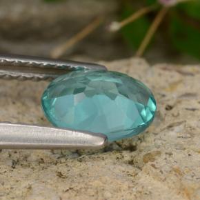 Apatite Gemstone in 7 x 5 mm (calibrated) Size for Sale, Apatite Stone in Green Blue Color