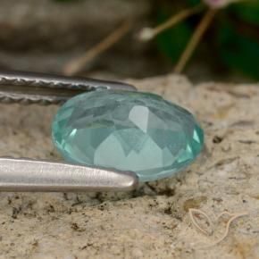 Apatite Gemstone in 7 x 5 mm (calibrated) Size for Sale, Apatite Stone in Teal Color