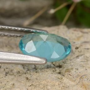 Apatite Gemstone in 6.9 x 4.8 mm Size for Sale, Apatite Stone in Green Blue Color