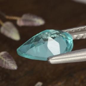 Apatite Gemstone in 7.8 x 5.8 mm Size for Sale, Apatite Stone in Bright Blue Green Color