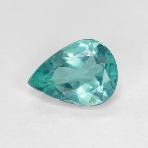 1ct 荧光蓝绿色磷灰石宝石从马达加斯加