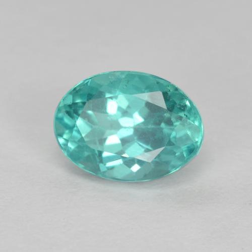 Light Blue Green Apatite Gem - 1ct Oval Facet (ID: 476448)