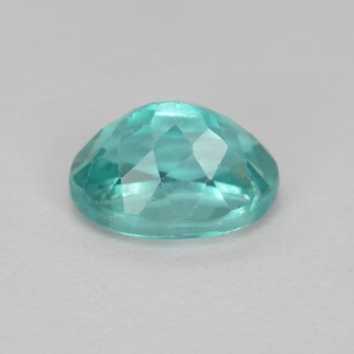 Apatite Gemstone in 6.8 x 5 mm Size for Sale, Apatite Stone in Light Blue Green Color