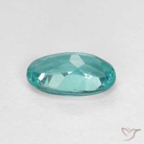 Apatite Gemstone in 8 x 5 mm (calibrated) Size for Sale, Apatite Stone in Bright Teal Color