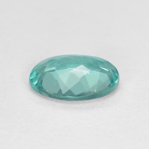 Apatite Gemstone in 7.9 x 5.6 mm Size for Sale, Apatite Stone in Medium Blue Green Color