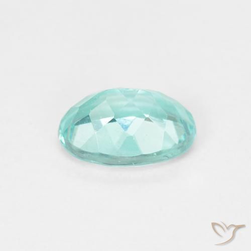 Apatite Gemstone in 7 x 5 mm (calibrated) Size for Sale, Apatite Stone in Intense Blue Green Color
