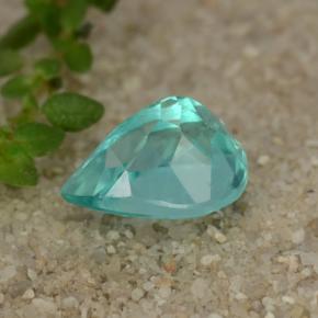 Apatite Gemstone in 7.8 x 5.6 mm Size for Sale, Apatite Stone in Bluish Green Color