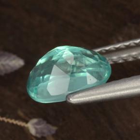Apatite Gemstone in 7 x 5 mm (calibrated) Size for Sale, Apatite Stone in Bright Teal Color