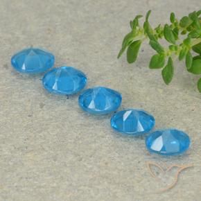Apatite Gemstones in 5 x 3.8 mm Size for Sale, Apatite Stones in Blue Color