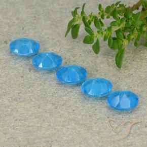Apatite Gemstones in 5.2 x 4.2 mm Size for Sale, Apatite Stones in Blue Color