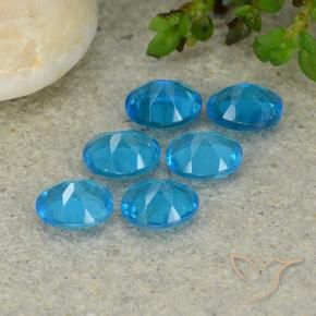 Apatite Gemstones in 5.2 x 4.1 mm Size for Sale, Apatite Stones in Blue Color