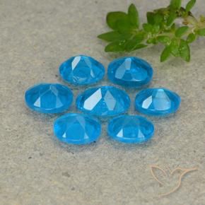 Apatite Gemstones in 5 x 3.8 mm Size for Sale, Apatite Stones in Blue Color