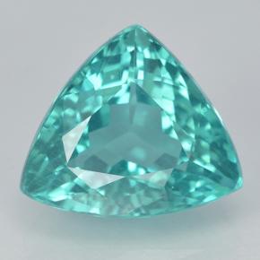 4.3ct Trillion Facet Blue Green Apatite Gem for sale 4.3ct Trillion Facet Blue Green Apatite Gem (ID: 500149)