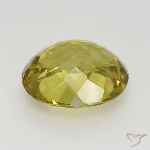 Apatite Gemstone in 14 x 12 mm (calibrated) Size for Sale, Apatite Stone in Deep Yellow Color