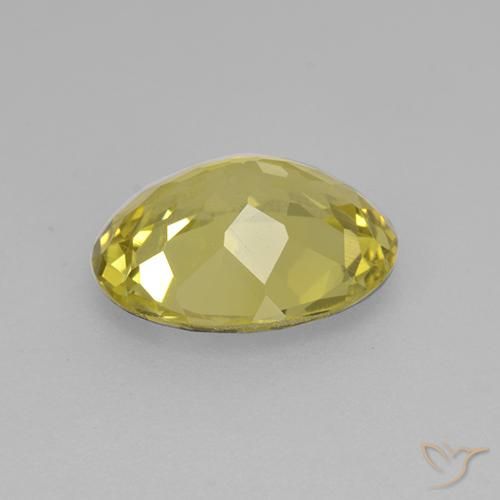 Apatite Gemstone in 10 x 8 mm (calibrated) Size for Sale, Apatite Stone in Pale Yellow Color