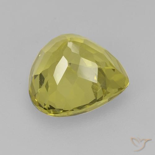 Apatite Gemstone in 10 x 10 mm (calibrated) Size for Sale, Apatite Stone in Medium Yellow Color